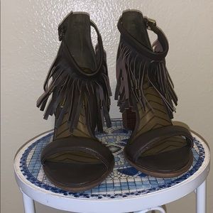 MIA Heritage “Cristi” fringe sandals